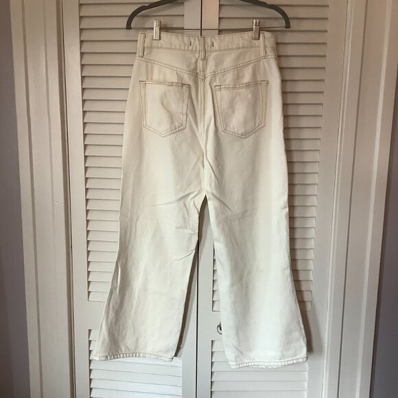 Free People We the Free distressed jeans 29 cream off white - Picture 6 of 8